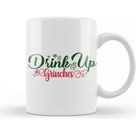 Baskı Dükkanı Christmas Drinking Drink Up Grinches Kupa Bardak