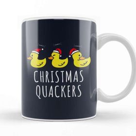 Baskı Dükkanı Christmas Quackers Kupa Bardak
