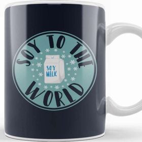 Baskı Dükkanı Christmas Soy To The World Kupa Bardak