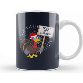 Baskı Dükkanı Christmas Tofu Not Turkey Kupa Bardak