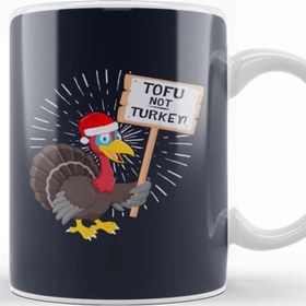 Baskı Dükkanı Christmas Tofu Not Turkey Kupa Bardak