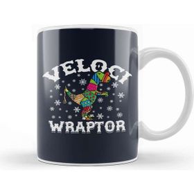 Baskı Dükkanı Christmas Veloci Wraptor Kupa Bardak