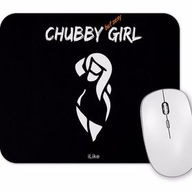 Baskı Dükkanı Chubby Girl Mouse Pad