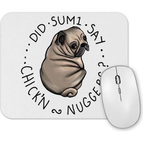Baskı Dükkanı Chubby Pug Tombul Köpek Mouse Pad