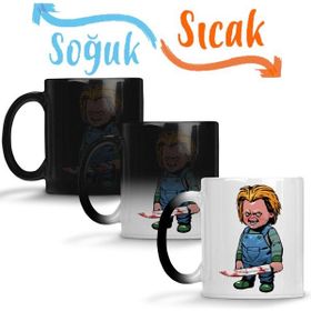 Baskı Dükkanı Chucky 01 Sihirli Porselen Kupa