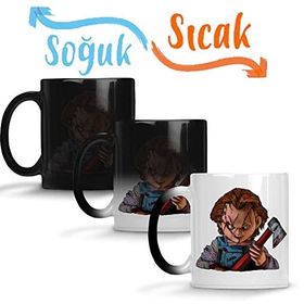 Baskı Dükkanı Chucky 01 Sihirli Porselen Kupa