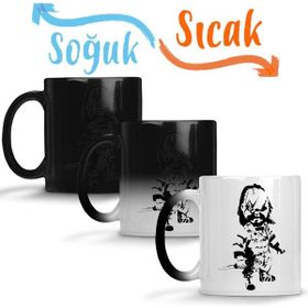 Baskı Dükkanı Chucky 02 Sihirli Porselen Kupa