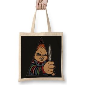 Baskı Dükkanı Chucky A Doll Work Orange Bez Çanta