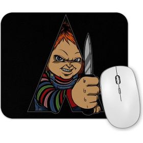 Baskı Dükkanı Chucky A Doll Work Orange Mouse Pad