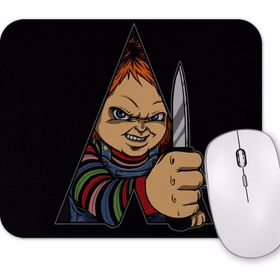 Baskı Dükkanı Chucky A Doll Work Orange Mouse Pad