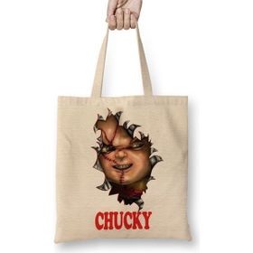 Baskı Dükkanı Chucky Korku Bez Çanta