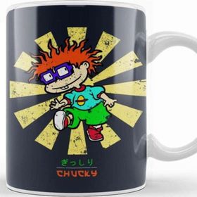 Baskı Dükkanı Chucky Retro Japanese Rugrats Porselen Kupa