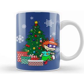 Baskı Dükkanı Chucky Rugrats Around the Christmas Tree Kupa