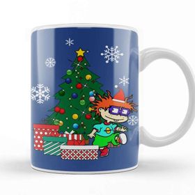 Baskı Dükkanı Chucky Rugrats Around the Christmas Tree Kupa