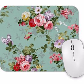 Baskı Dükkanı Cicek Desenli Mouse Pad
