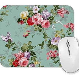 Baskı Dükkanı Cicek Desenli Mouse Pad