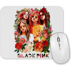 Baskı Dükkanı Cicekler Arasında Blackpink Kpop Mouse Pad