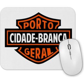 Baskı Dükkanı Cidade Branca Motorsiklet Mouse Pad