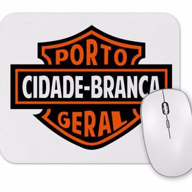Baskı Dükkanı Cidade Branca Motorsiklet Mouse Pad
