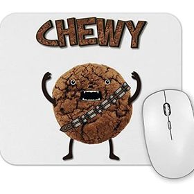 Baskı Dükkanı Ciplak Çikolatalı Kurabiye Wookie Kurabiye Canavarı Mouse Pad