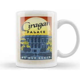 Baskı Dükkanı Çırağan Sarayı Kupa Bardak