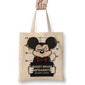Baskı Dükkanı Çizgi Film Mickey Mouse Bez Çanta
