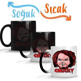 Baskı Dükkanı Classic Chucky Sihirli Porselen Kupa