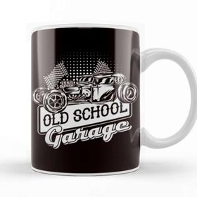 Baskı Dükkanı Classic Old Cars Hot Rod Automobile Muscle Car Speed Vehicle Kupa