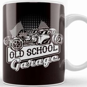 Baskı Dükkanı Classic Old Cars Hot Rod Automobile Muscle Car Speed Vehicle Kupa