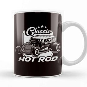 Baskı Dükkanı Classic Old Hot Rod American Cars Automobile Muscle Garage Kupa