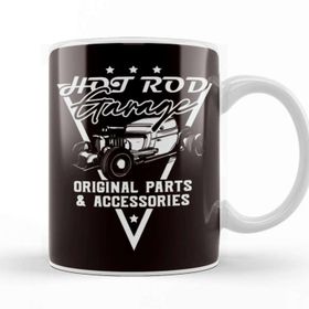 Baskı Dükkanı Classic Old Hot Rod American Cars Automobile Muscle Garage Kupa