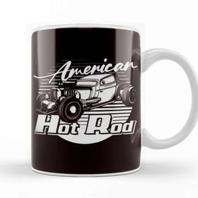 Baskı Dükkanı Classic Old Hot Rod American Cars Automobile Muscle Garage Kupa