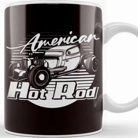 Baskı Dükkanı Classic Old Hot Rod American Cars Automobile Muscle Garage Kupa