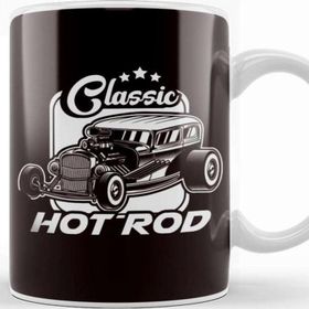 Baskı Dükkanı Classic Old Hot Rod American Cars Automobile Muscle Garage Kupa