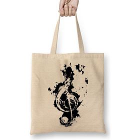 Baskı Dükkanı Clave De Sol Müzik Nota Bez Çanta