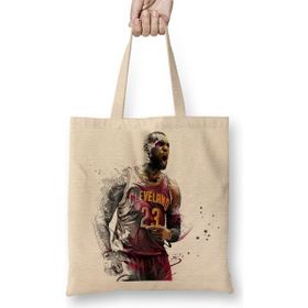 Baskı Dükkanı Cleveland Cavaliers Lebron James Bez Çanta