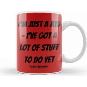 Baskı Dükkanı Clint Eastwood Quotes Gift Vintage Retro Rainbow Style Kupa