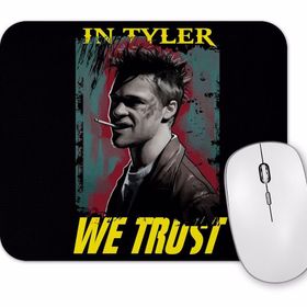 Baskı Dükkanı Clube Da Luta Tyler Durden We Trust Mouse Pad