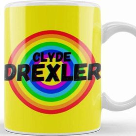 Baskı Dükkanı Clyde Drexler Basketball Gifts Vintage Retro Rainbow Quotes For Boys And Dad Kupa