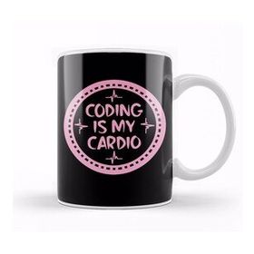 Baskı Dükkanı Coding is My Cardio Fitness Gym Workout Mens S 02 Kupa Bardak