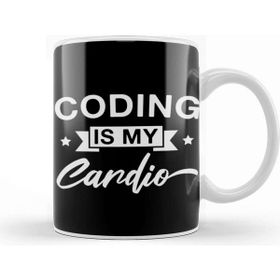 Baskı Dükkanı Coding Is My Cardio Kupa
