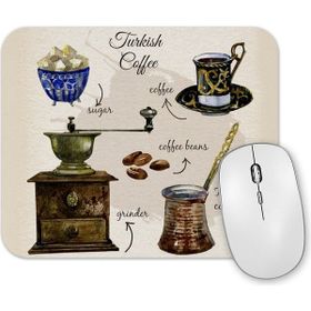 Baskı Dükkanı Coffe Turkish Mouse Pad