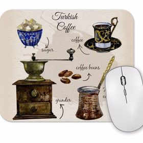 Baskı Dükkanı Coffe Turkish Mouse Pad