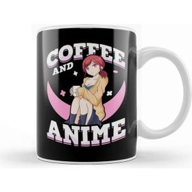 Baskı Dükkanı Coffee and Anime Cute Kawaii Girl Coffee Cup Kupa