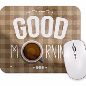 Baskı Dükkanı Coffee Good Morning Mouse Pad