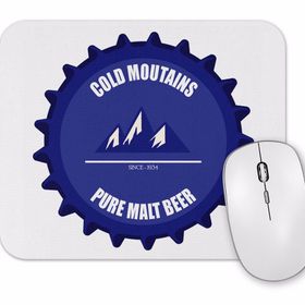 Baskı Dükkanı Cold Moutains Beer Mouse Pad