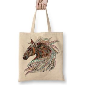 Baskı Dükkanı Color Horse Bez Çanta