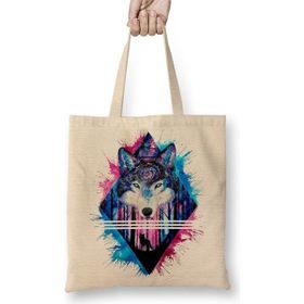 Baskı Dükkanı Color Wolf Bez Çanta