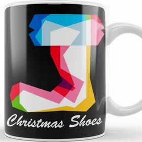 Baskı Dükkanı Colorful Christmas Shoes Kupa