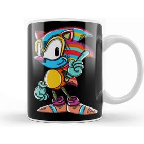 Baskı Dükkanı Colorful Sonic Kupa Bardak